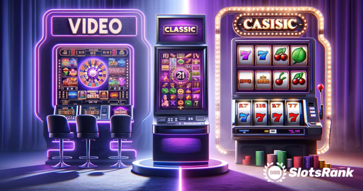 Video vs klassiska onlinekasinospelautomater: Vilken är bäst?